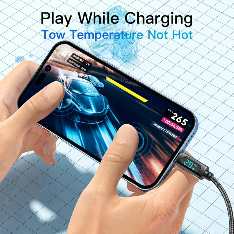 Essager USB Type C Fast Charge Lightning Cable