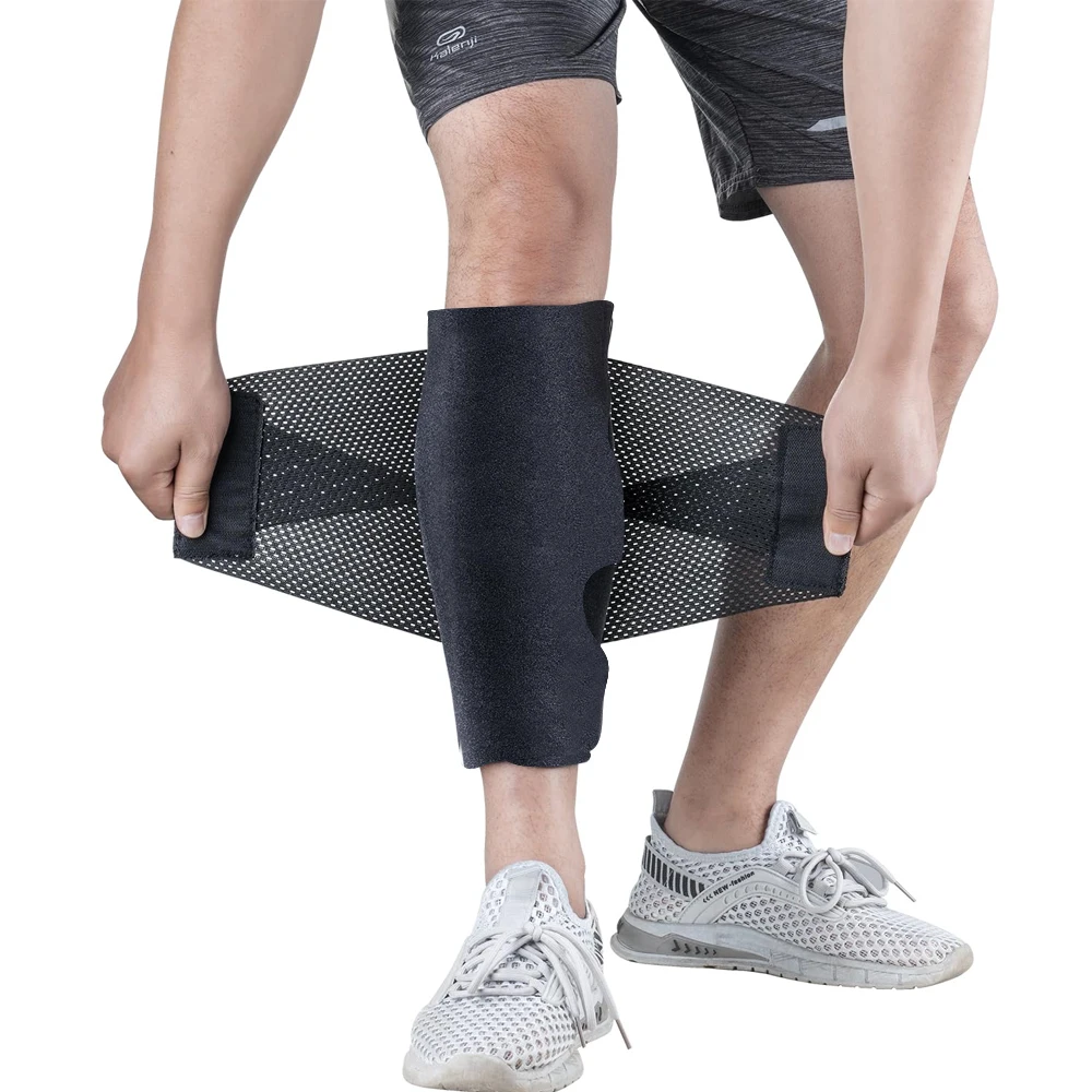 Регульований компресійний бандаж для литок для чоловіків і жінок - еластична стрічка для рваних м’язів - підтримка гомілки для бігу, фітнесу
