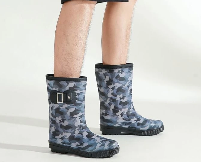 Waterproof Mid Height Men's Casual Boots For Work And Hiking_voghion.com