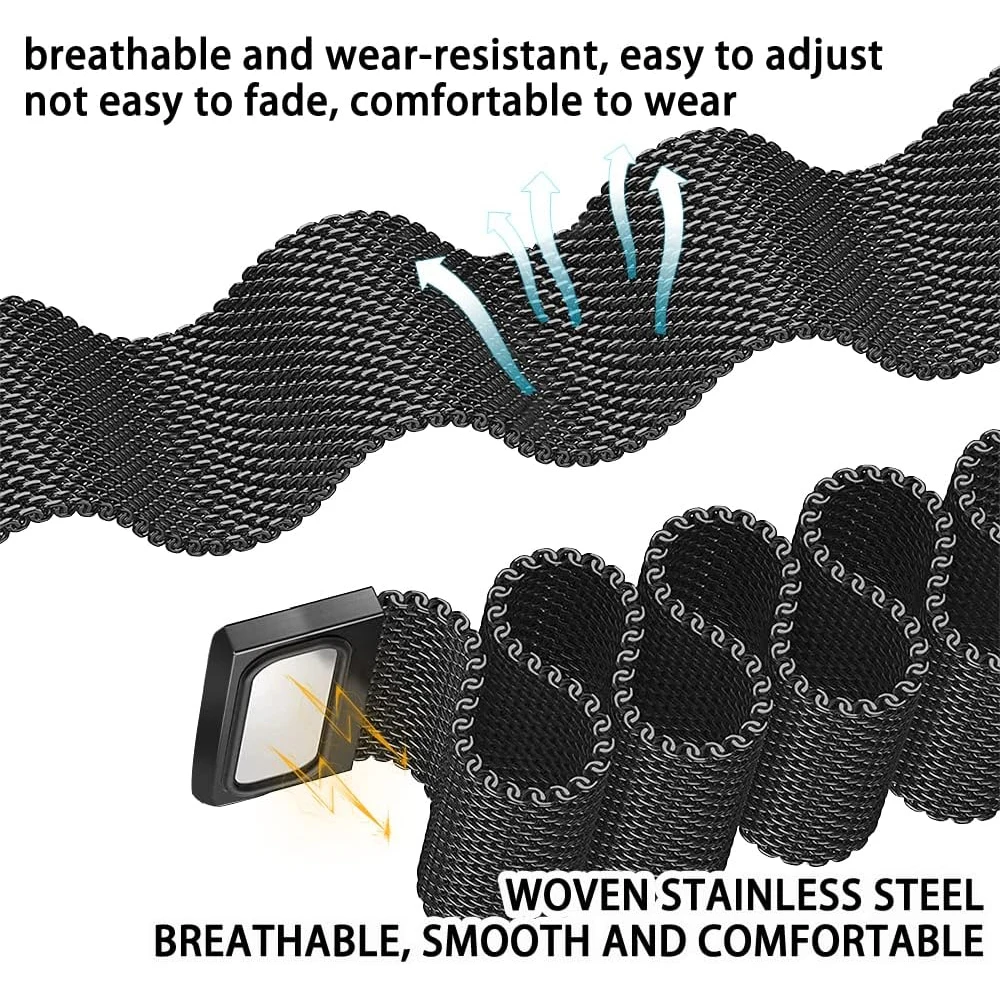 Milanese Loop Stainless Steel Bracelet Strap