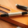MAJOHN P138 Classical Plated Fountain Pen Piston inking Octahedral Etching Pattern EF/F/M/Flat No.6 Nib school office supplies 6