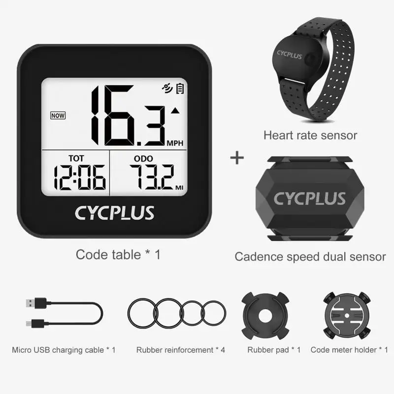 CYCPLUS G1/M1/M2 Gps Bicycle Computer Speedometer ANT+