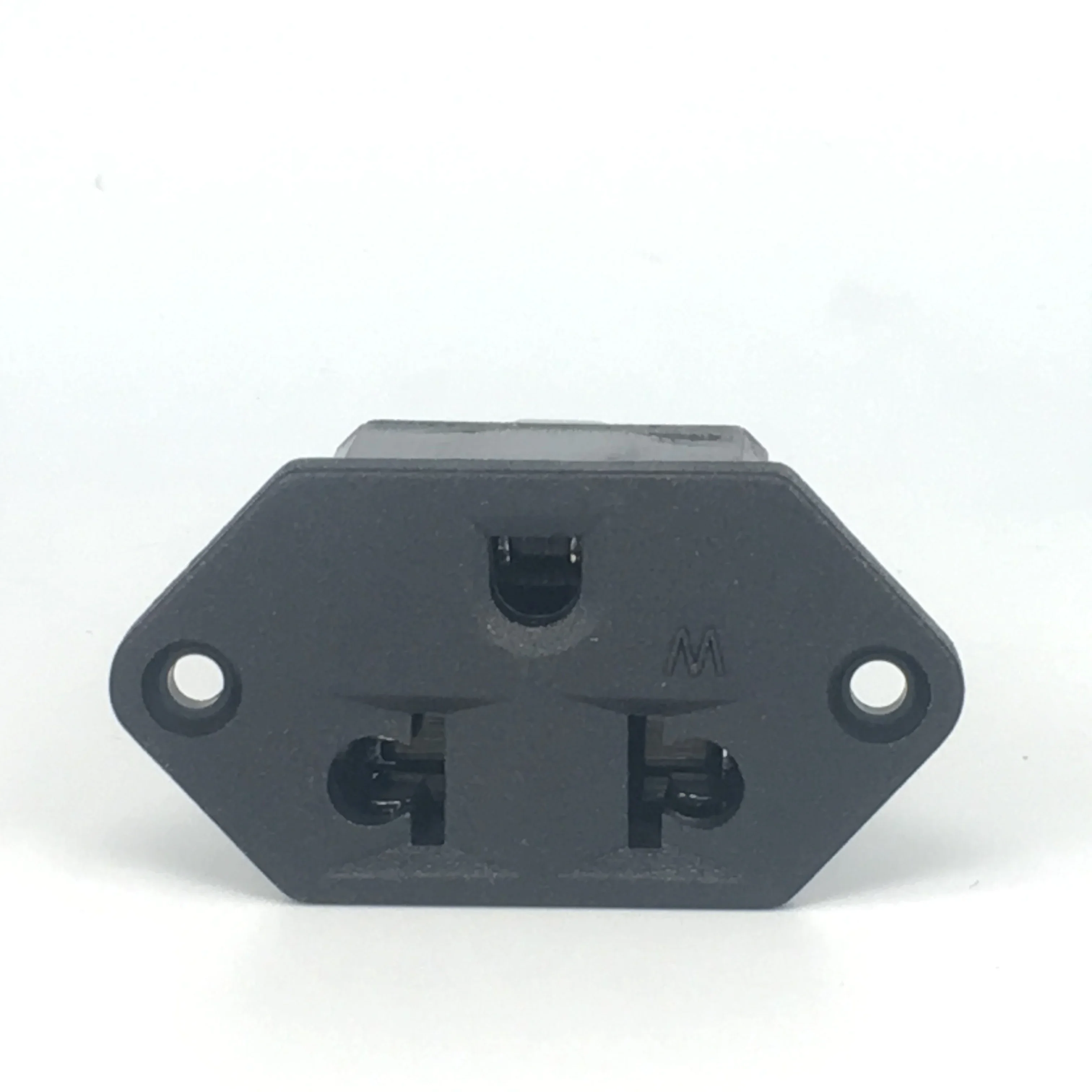 Chassis Female 3PIN US Nema 5-15R AC Inline Socket Plug Adapter plug adapter electrical socket power socket ac adapter power plug connector Industrial Power Connector Supply Output Outlet 10A/250V
