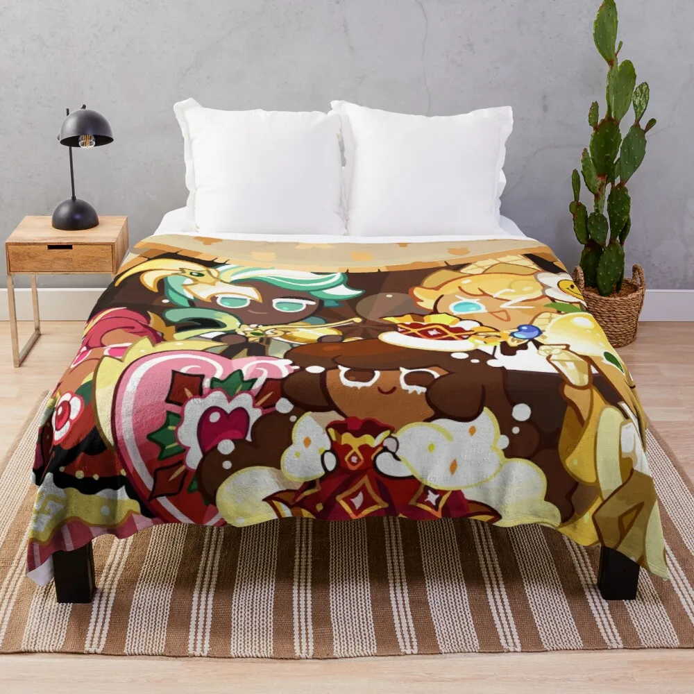 

Christmas in Cookie run kingdom Throw Blanket Blankets For Bed Cute Blanket