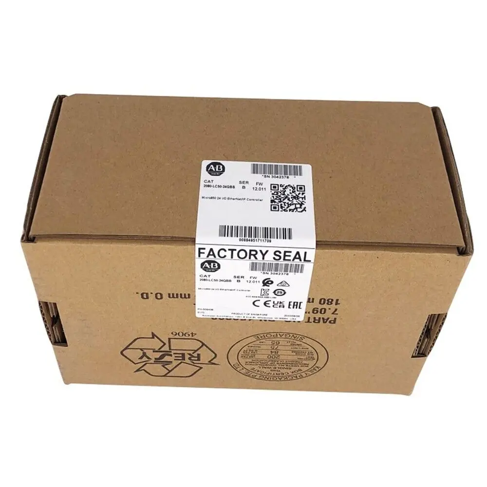 

Allen-Bradley 2080-LC50-24QBB Micro850 24 I/O Ethernet I/P Controller SHIP