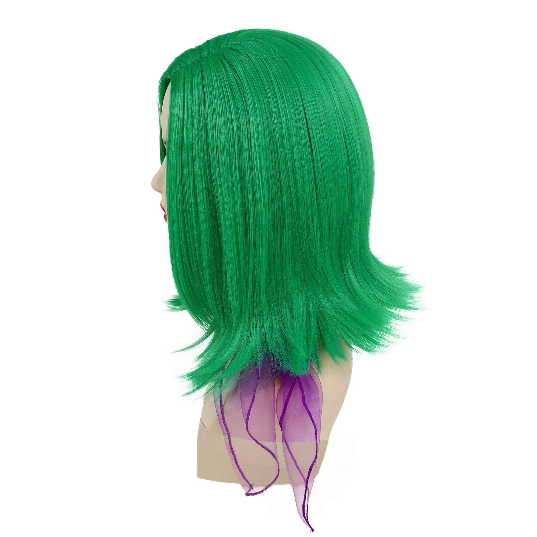 Disgust Wig Cosplay Synthetic Hair Halloween Costume for Women