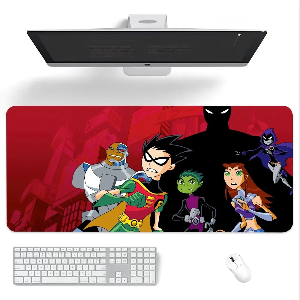 Beast Kingdom T-Teen Titans Mouse Pad Computer Laptop Gaming Office Wrist Guard Non Slip Keyboard Pad 4