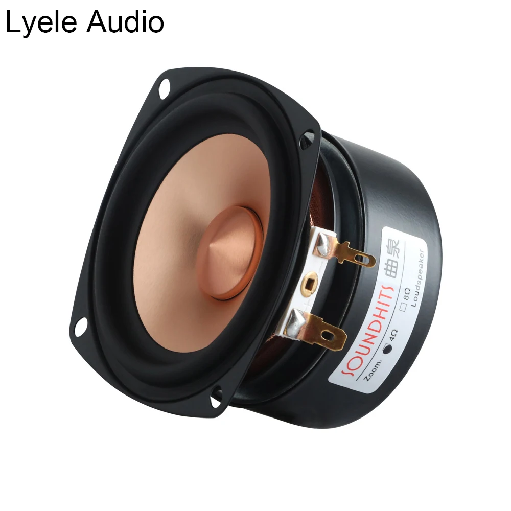 3 Inch Full Range Speaker 15W HiFi Speaker Full Range Unit 4/8 Ohm Audio Home Theater DIY Lyele Audio
