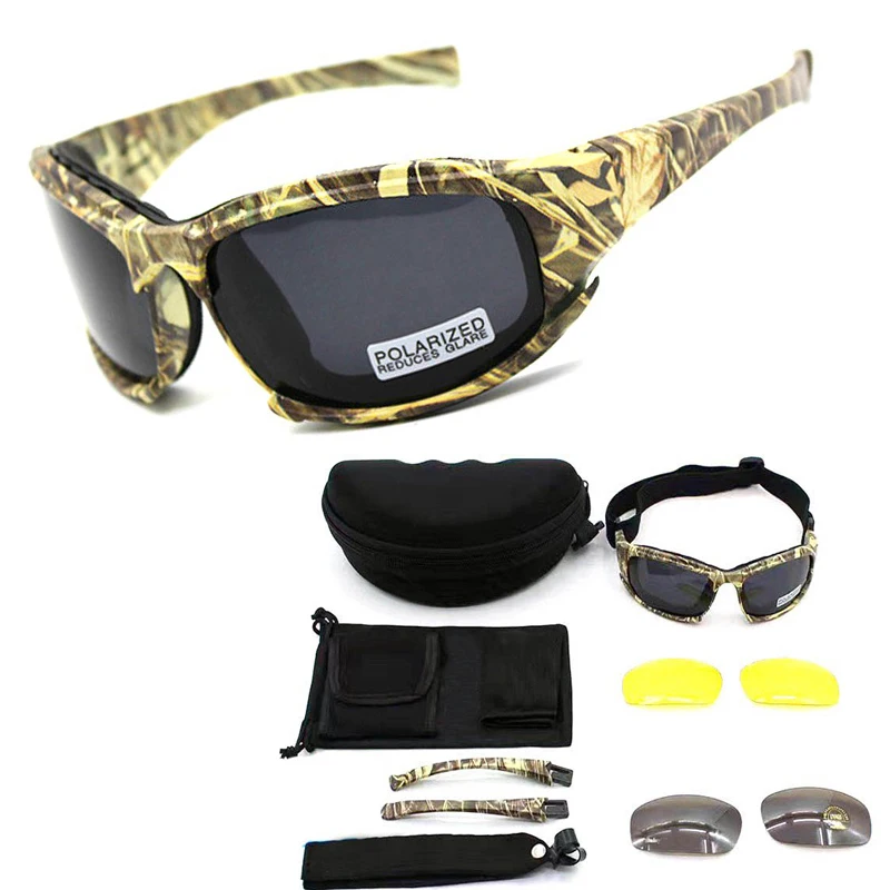 Polarized Sports Glasses Tactical Goggles Outdoor Hunting UV400