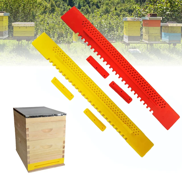 5 Pcs Műanyag Méhkas Ajtó Méh Futógátló Eszköz Kaptár Szellőzőnyílások Bejárat Anti Menekülési Fészekajtó Megakadályozza A Méhek Menekülését