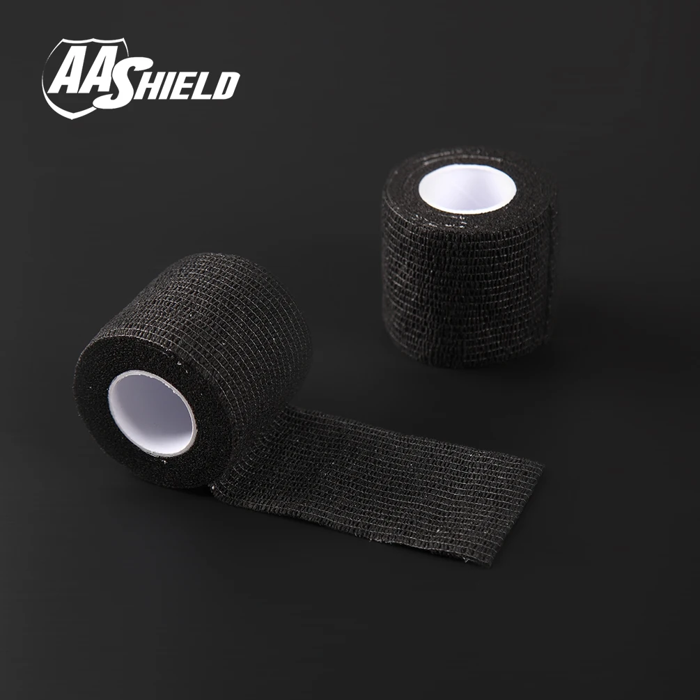 

AA Shield Outdoor Camping bandage Camo Tape Military Rifle Covert Adhesive multicolor / Gun Black 3PCS