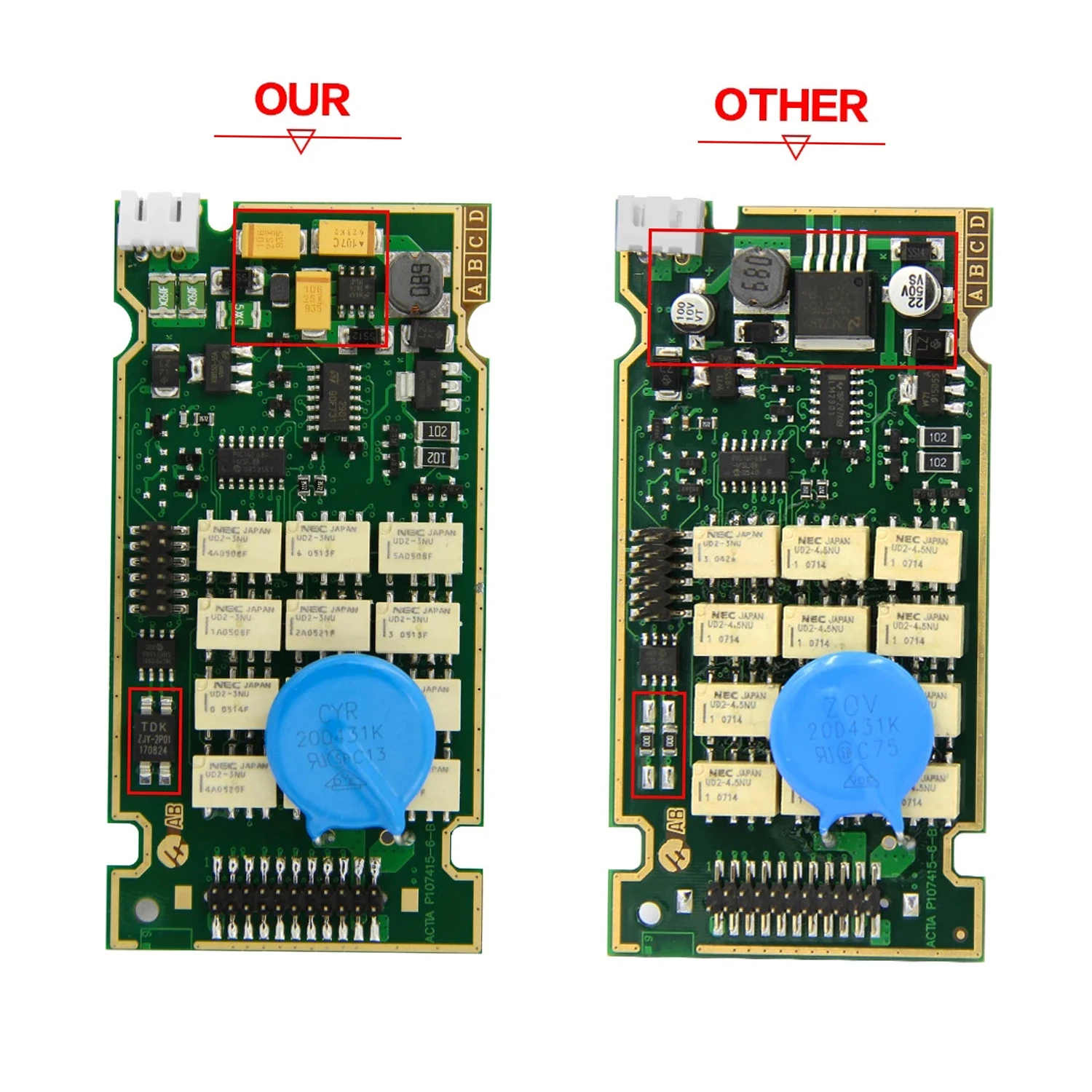 Original Chip Lexia-3 Lexia3 V48 for Citroen/Peugeot with Diagbox V7.8.3