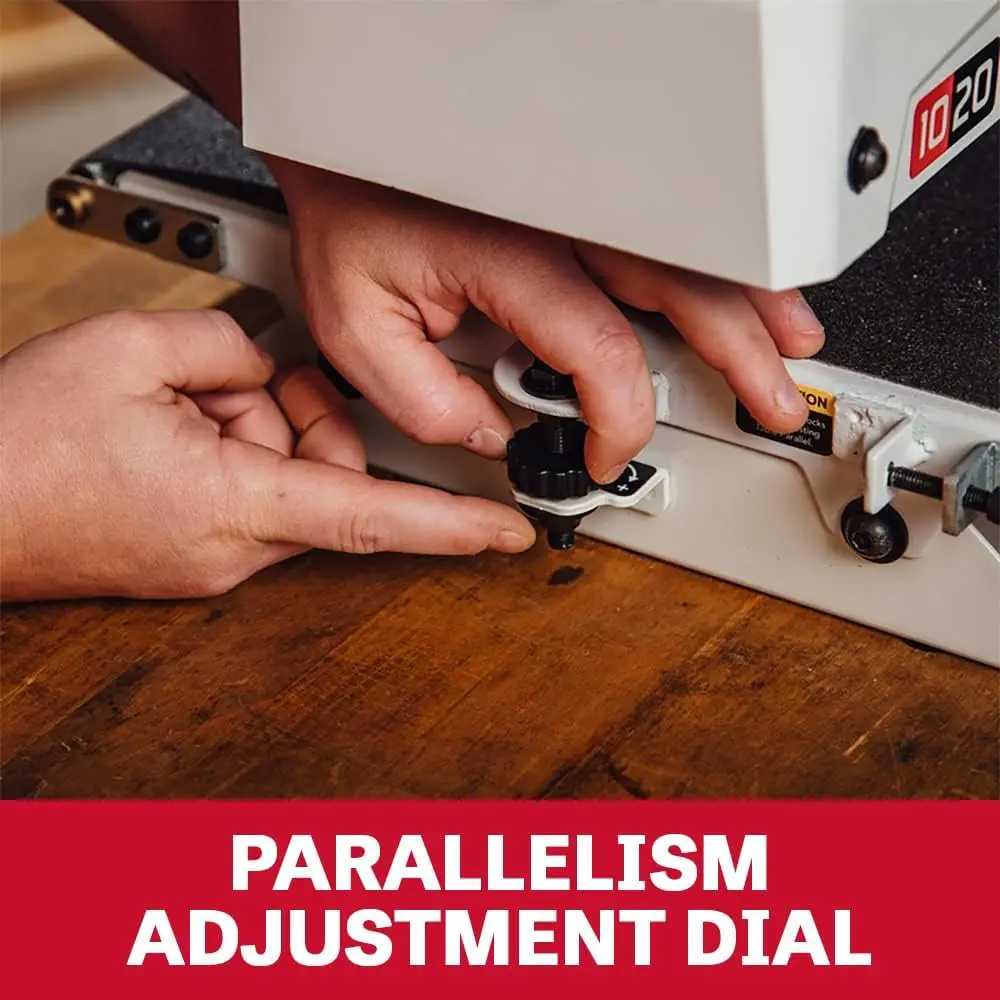 NEW 10-Inch Benchtop Drum Sander, 10 FPM, 1 HP, 1Ph 115V (JWDS-1020)