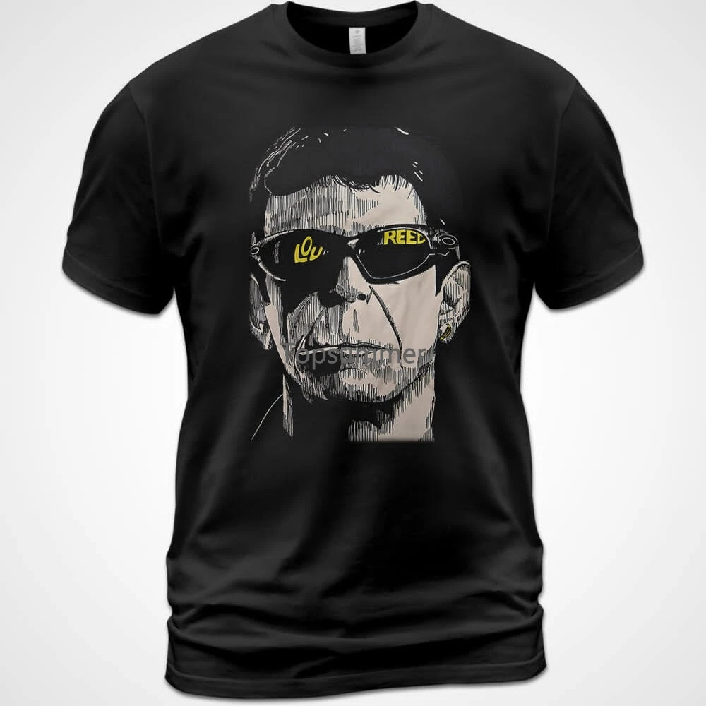 

Cotton Unisex T-Shirt Lou Reed New York Berlin Album Tee The Blue Mask Lulu