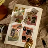 Yoofun 5.5x200cm Retro Post Sticker Tape Post Office Masking Washi Tape Retro Stamp Decorative Adhesive Tape Diy Scrapbooking 6
