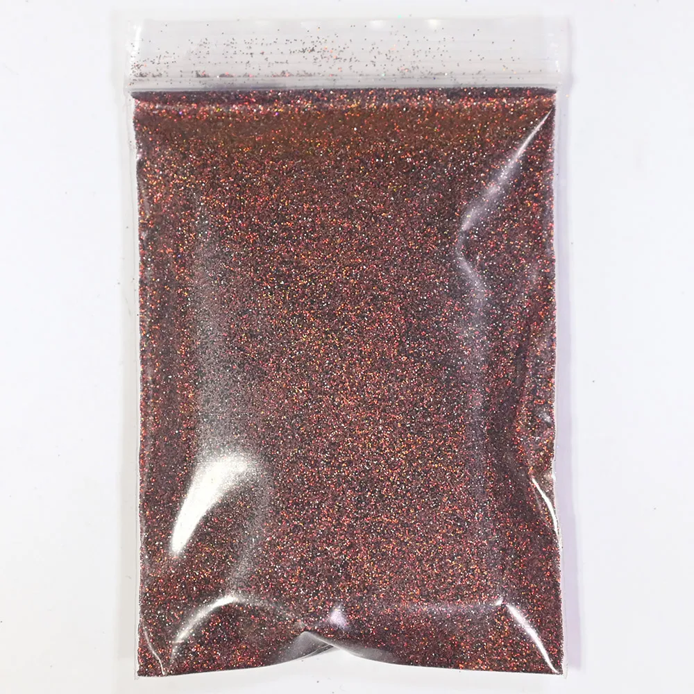Laser Silver Holographic Chrome Nail Powder - Extra-Fine Glitter for Mirror Effect Nail Art, 50g