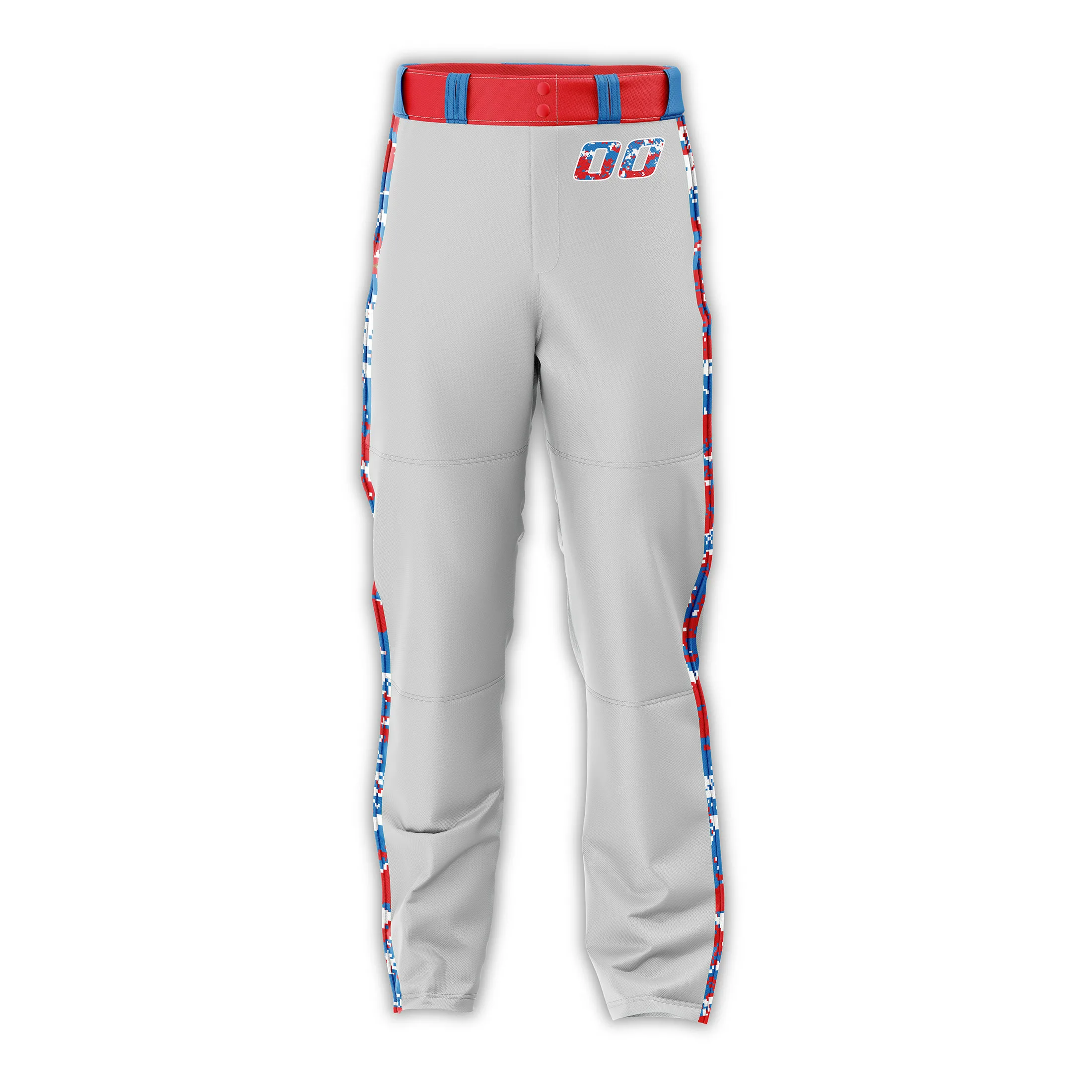 New Design High Quality For Team All Over Printing Baseball Pants Full Size