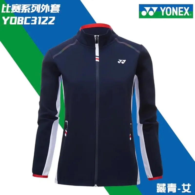 Badminton Uniforms YONEX Badminton Tops Men Women Long Sleeved Sports Shirt Training Competition Loose Coat