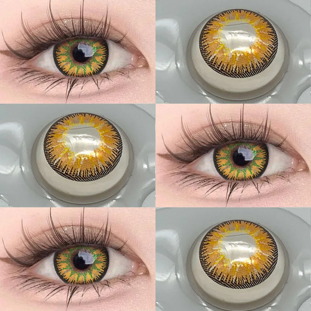 Vibrant Anime-Inspired Eye-Enhancing Colored Contact Lenses