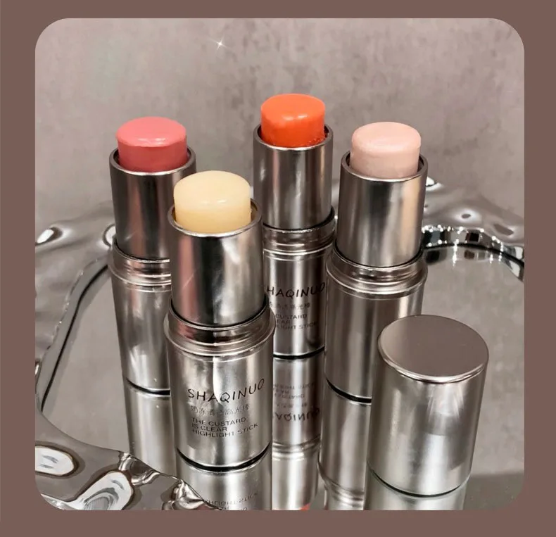 Description Picture 2 of itemMoisturizing Shiny Highlighter Stick Natural Water Light Shimmer Cream Brighten Lying Silkworm Face Contour Body Illuminator