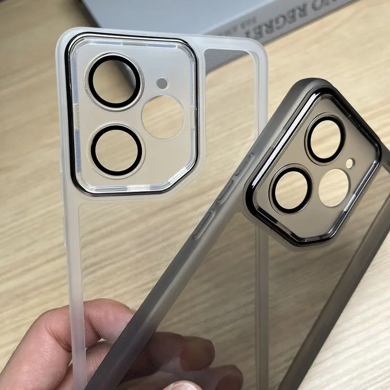 Luxury Colorful Transparent TPU Magnetic Bumper Case
