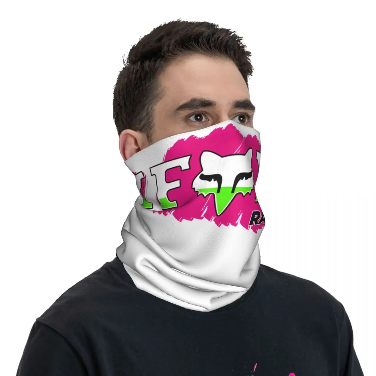 Trending F-Fox Racing Bandana Neck Cover Printed Motor Motocross Face Scarf Multi-use Balaclava Cycling Unisex Adult Washable