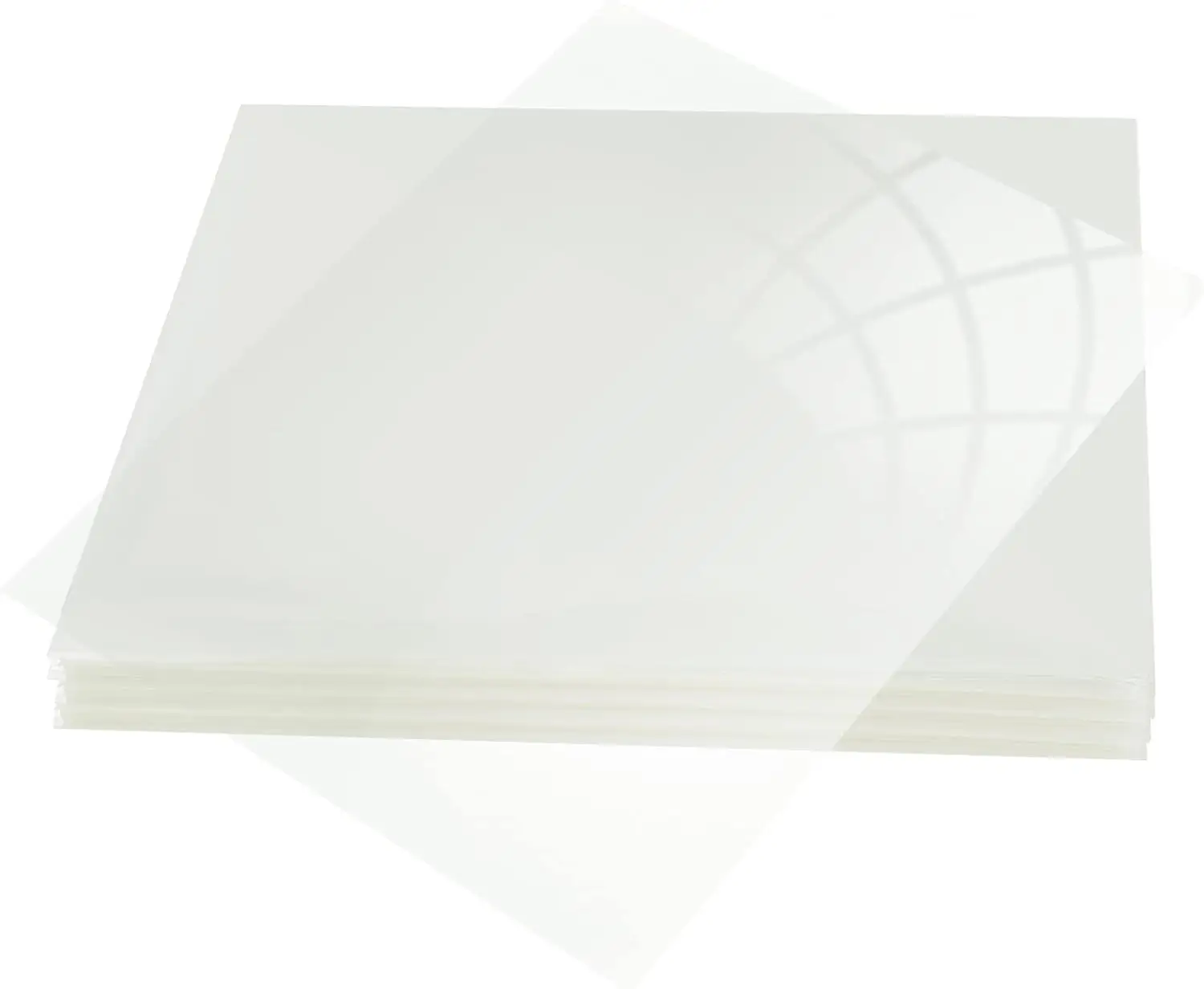 Size A5 Transparent PVC Binding Cover Clear Plastic Acetate Sheets Thickness 200micron