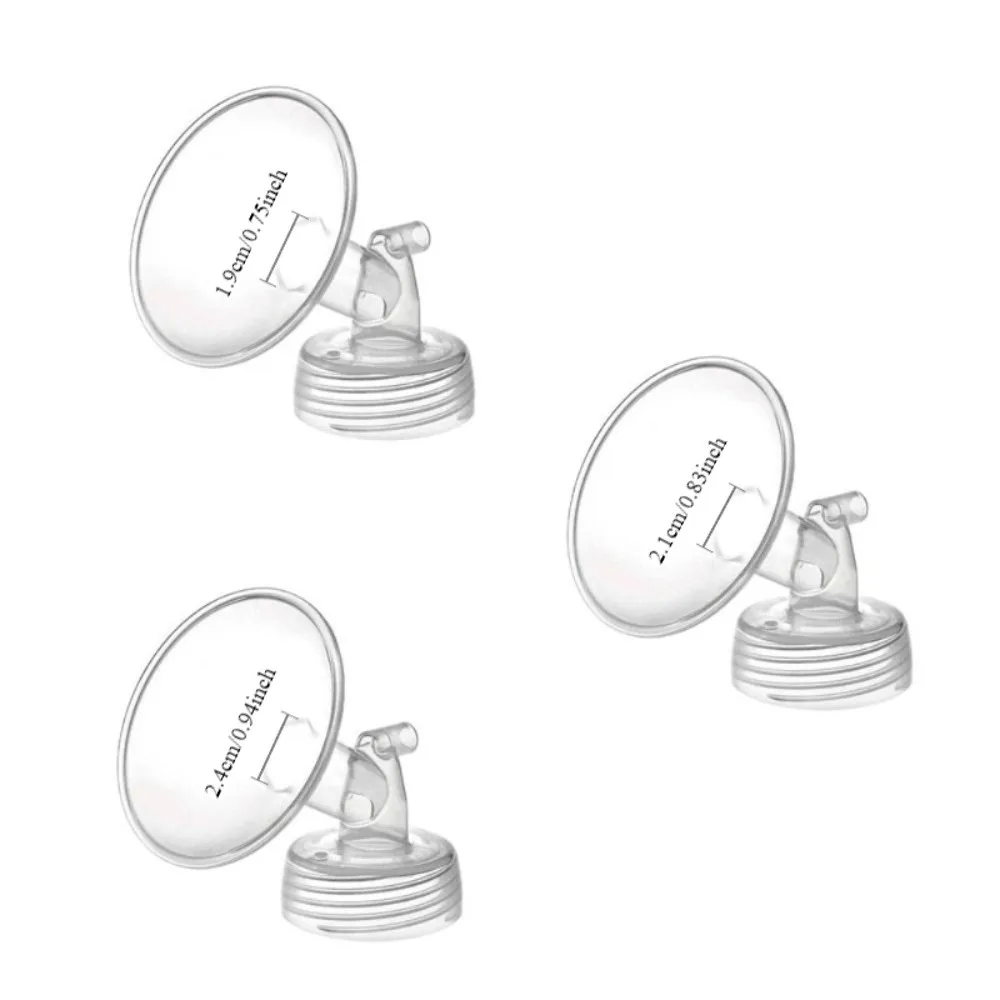 Wide Mouth Breast Pump Accessories Replacement Connector Baby Breastfeeding Accessories Three Way Quick Fixing Breastpump Parts