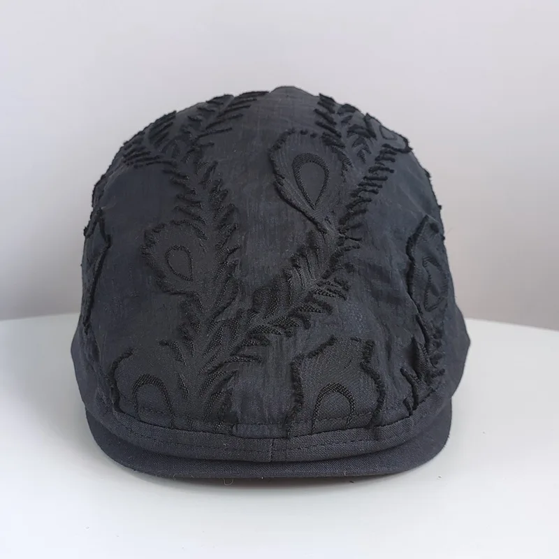 Women's Cotton Newsboy Cap Ivy Gatsby Style Beret Hat for Driving Hunting Outdoor Daily Use Adjustable Size 55-61cm