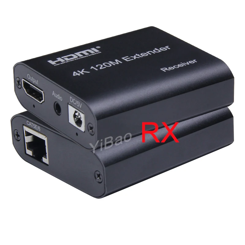 4K HDMI Extender 120M with Loop Audio Vs 1080p 60m Extender Over Single CAT5e/6