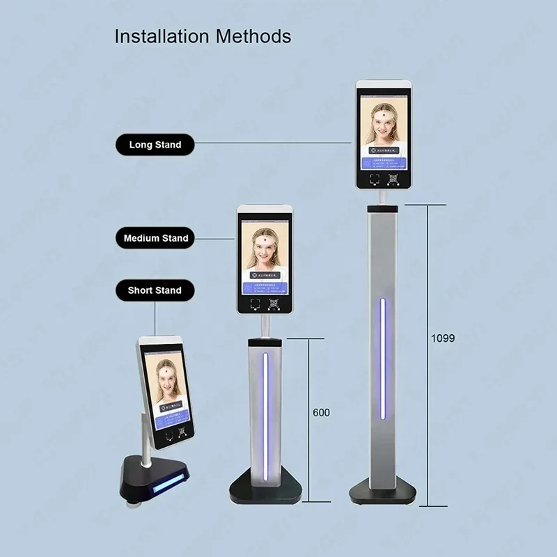 RFID 카드 출석 기록기 지문 얼굴 인식 카메라 생체 얼굴 인식 출입 통제 시스템