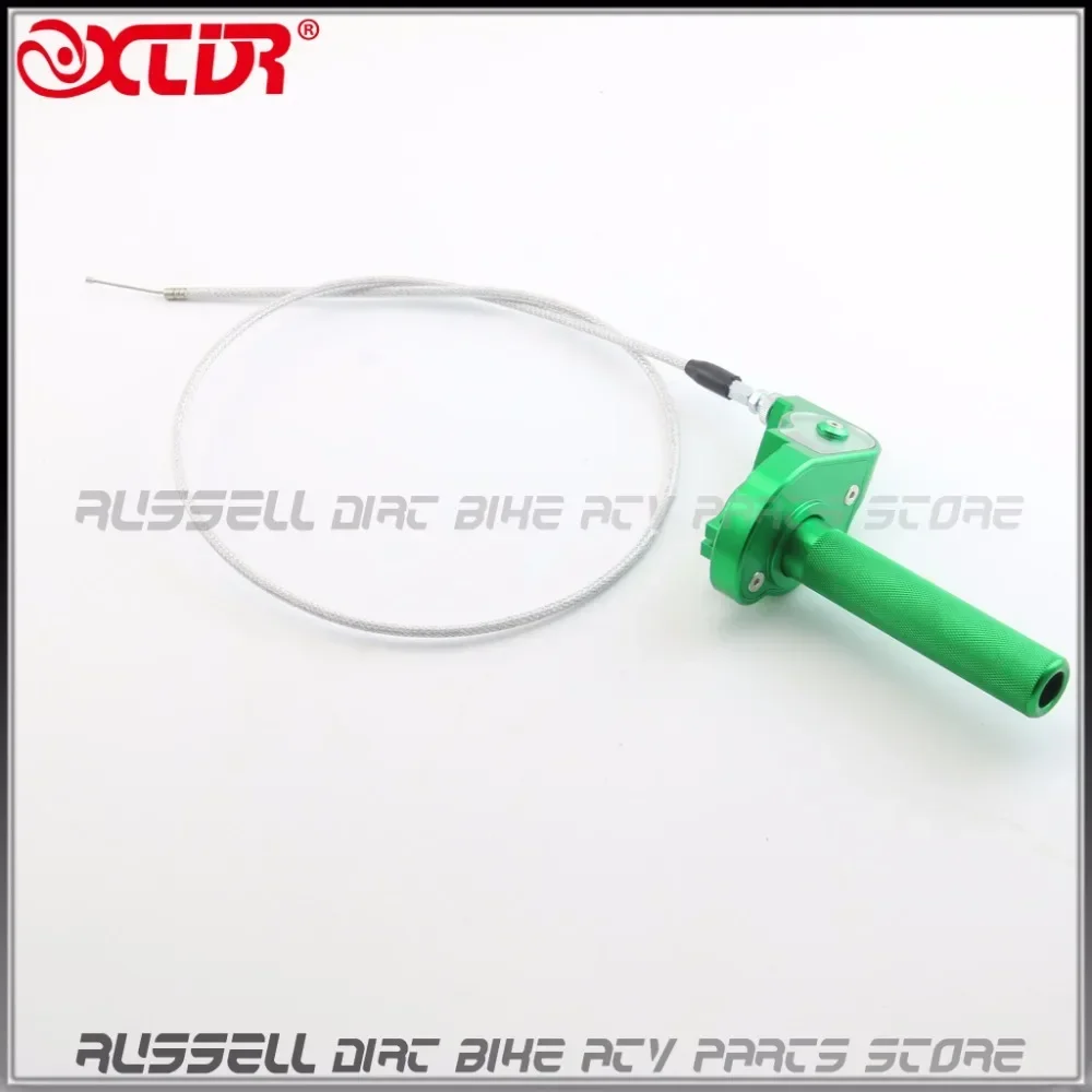 CNC Throttle Grip Twister Cable For CRF50 CRF70 KLX110 CRF150F/R CRF250 CRF450 KLX450R KX250 KTM SX SXS EXC EGS Dirt Pit Bike