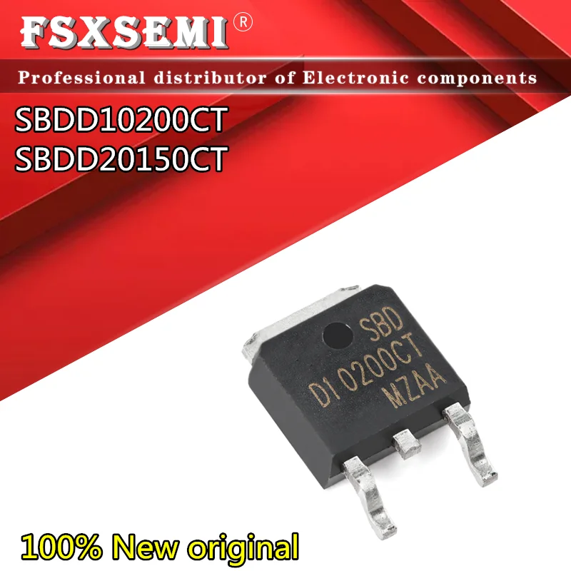 

10pcs SBDD10200CT SBDD20150CT D10200CT D20150CT TO-252