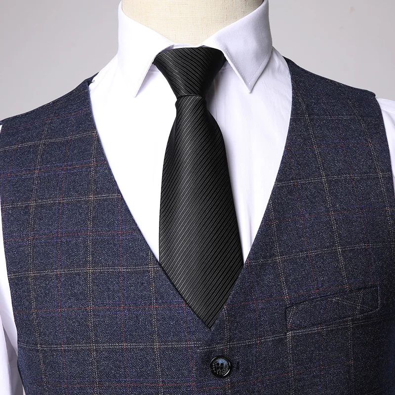 H86 Korean style slim fit business formal suit groom wedding dress