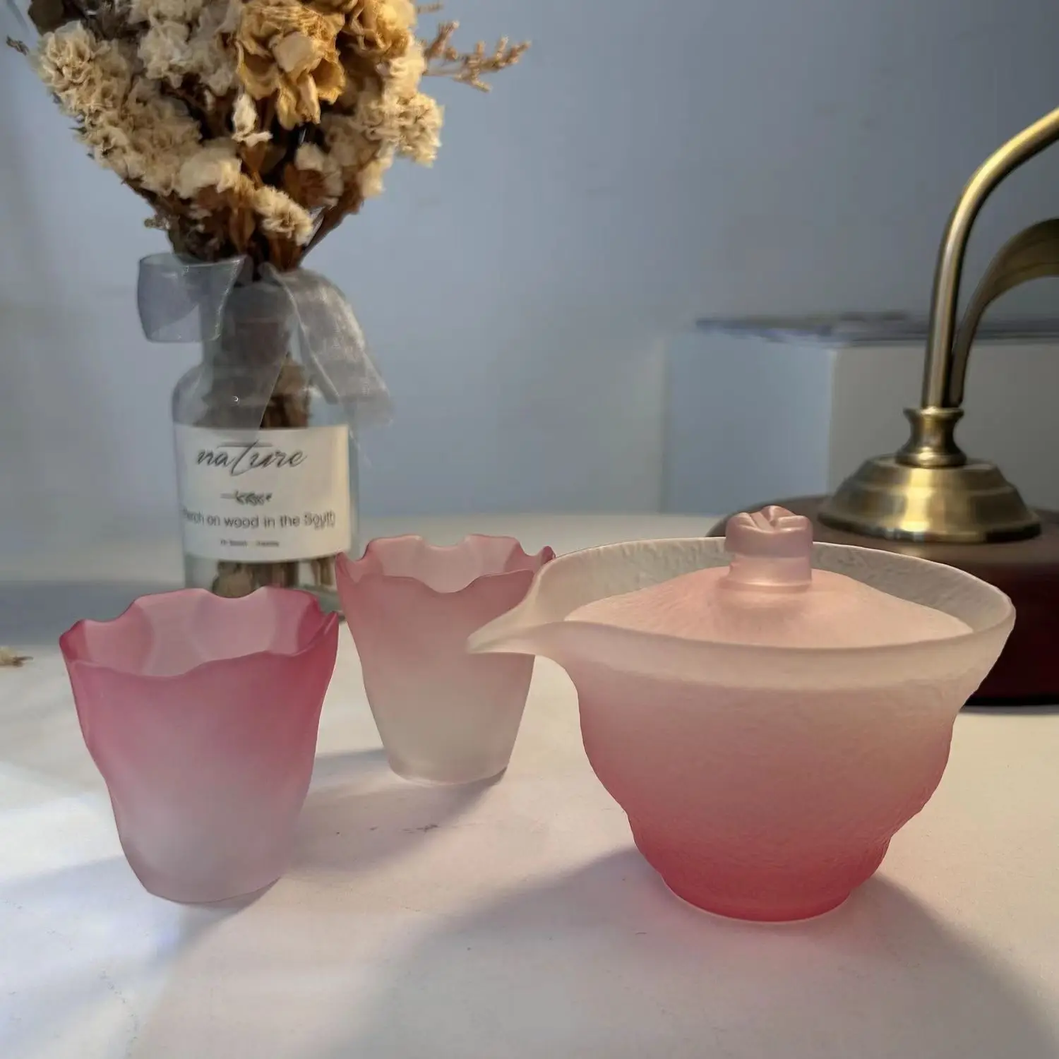 

English Tea Set Infusers Cup Service Teapots Ceremony Puer Accessories Matte Bowl Cups Portable Pot Teapot Maker Travel Glass