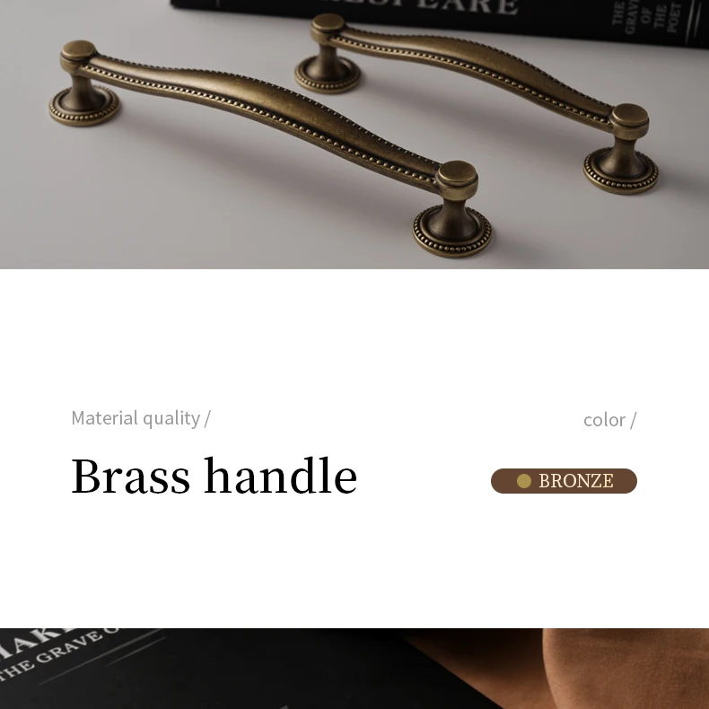 antique brass shell cabinet handle for kitchen drawer