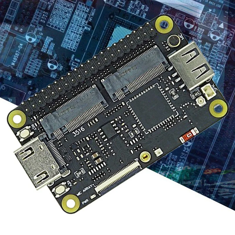 1 PCS For Sipeed Lichee RV Dock Expansion Board Black Replacement Backplane RISC-V Linux Entry-Level With Wifi