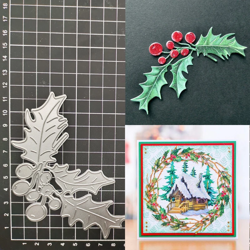 

Leaf Frame Metal Cutting Dies Stencil Scrapbooking Diy Album Stamp Paper Card Embossing Decor Craft Knife Mould