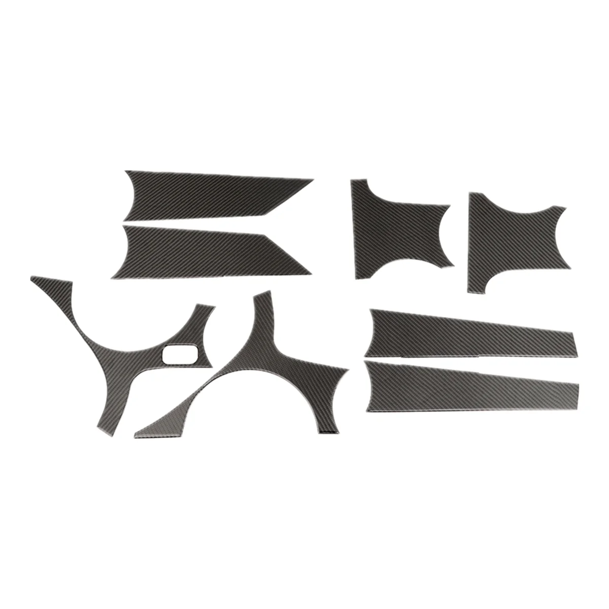 

Для Jeep Commander 2006-2010 крышка автомобильной дверной панели из углеродного волокна декоративная отделка стикер аксессуары