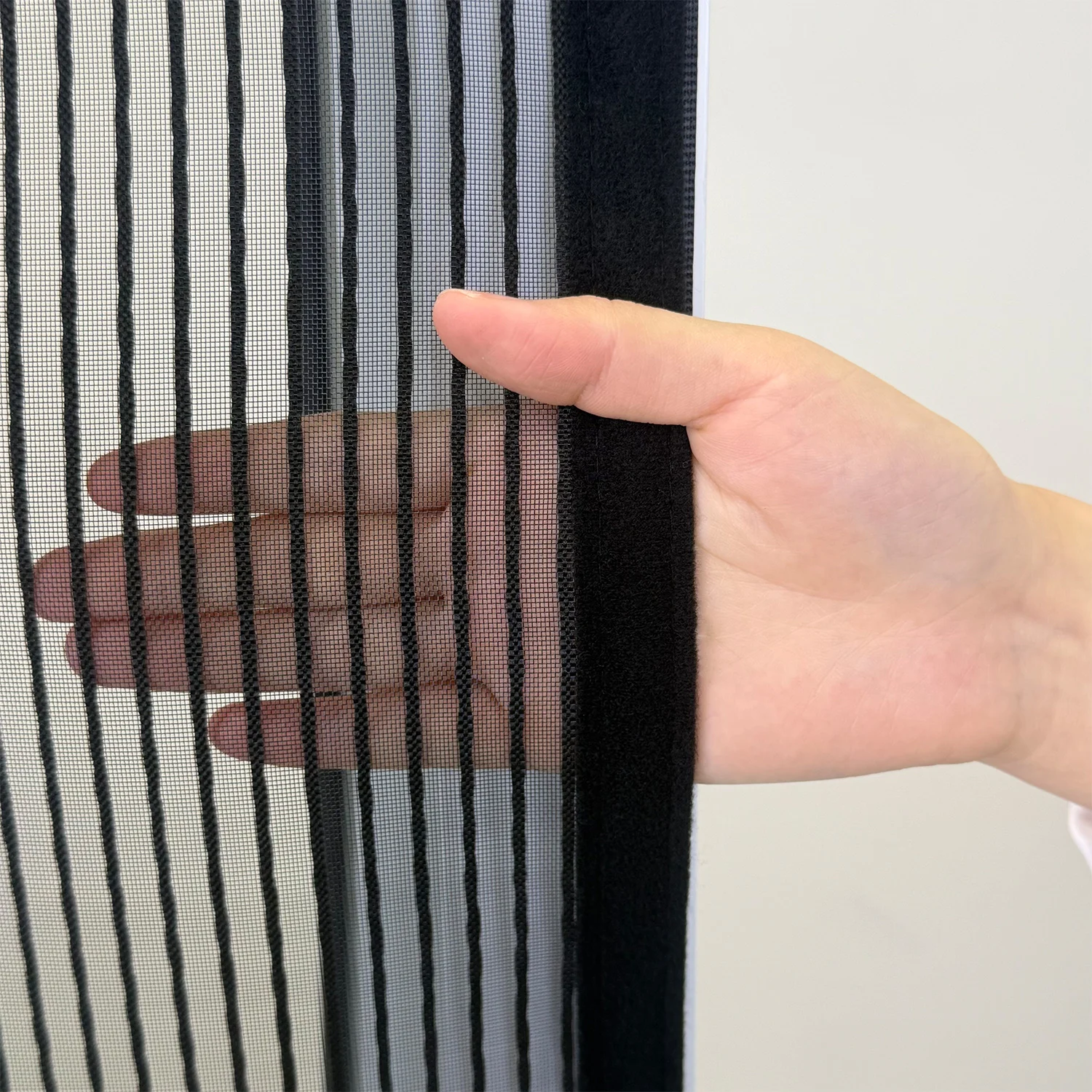 검정색 창문 방충망 자가 접착식 모기장 방충망 곤충 방지 통기성 그물망 구멍 뚫을 필요 없음