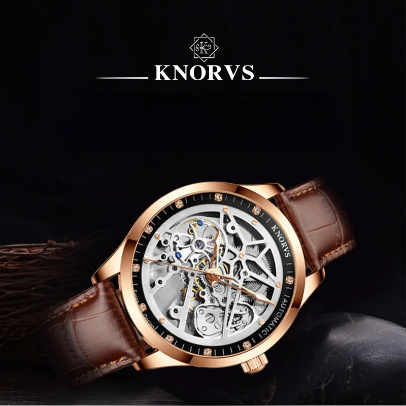 Waterproof Automatic With High Quality Winding Men Winner Mechanical Wrist Watch Machine Classic Watches For Elegant Man Uhr