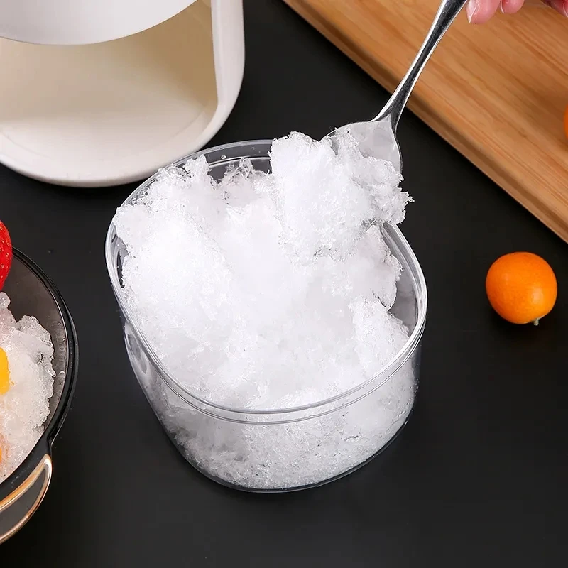Ice Crusher Machine Electric Dual Blade Ice Crusher 200ML for Home Commercial Use