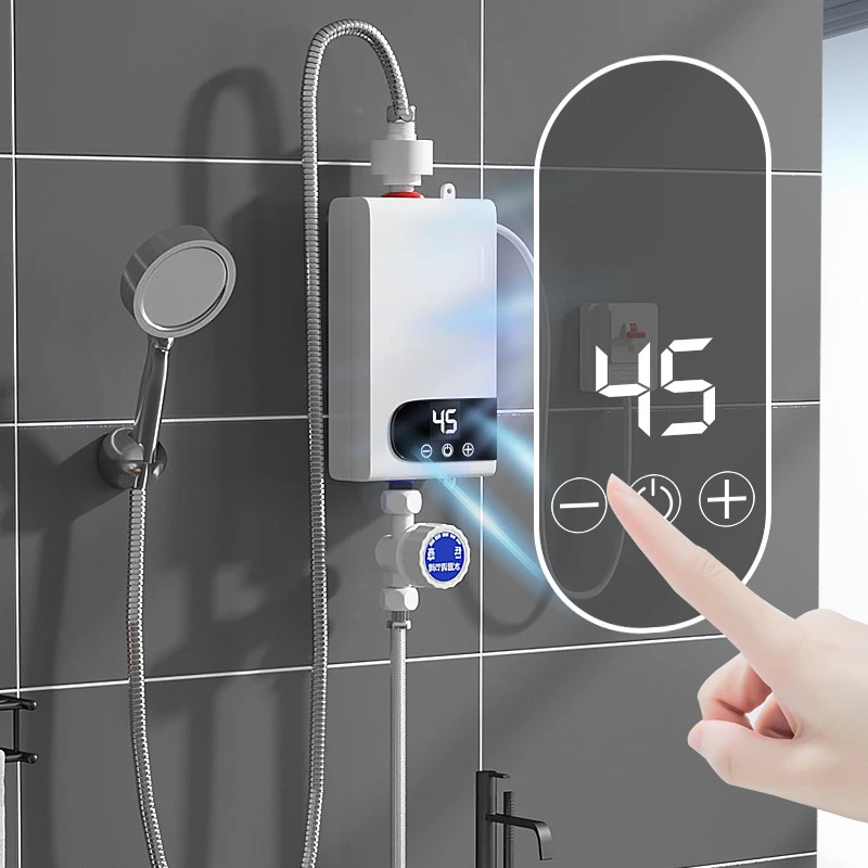 5500W Newest Water Heater Instant Water Heater Tankless Instantaneous  Faucet Tap Kitchen Hot Water Crane LED Digital EU Plug - AliExpress