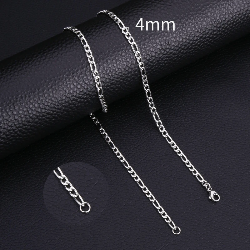 Elegant Stainless Steel Rope Chain Necklace - Versatile Jewelry