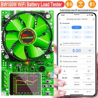 BW150 WiFi Tuya 150W 25A 4-Wires Battery Load Capacity Meter Battery Smart Electronic Charger Discharge USB Resistance Tester 2