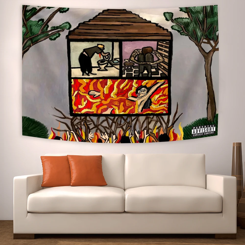 Suicides Funny Boys Band Tapestry 3&times;5FT for Bedroom and Party Decor