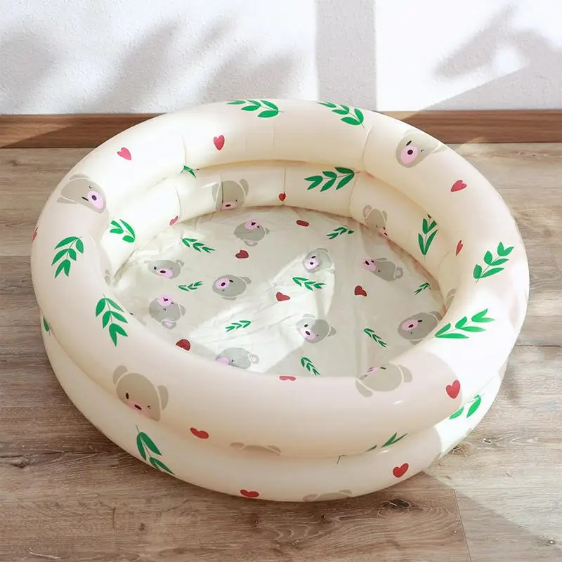 26x87cm Kids Pool Cartoon Inflatable Swimming Pool Children Summer Water Toys Outdoor Paddling Ocean Ball Game Fence