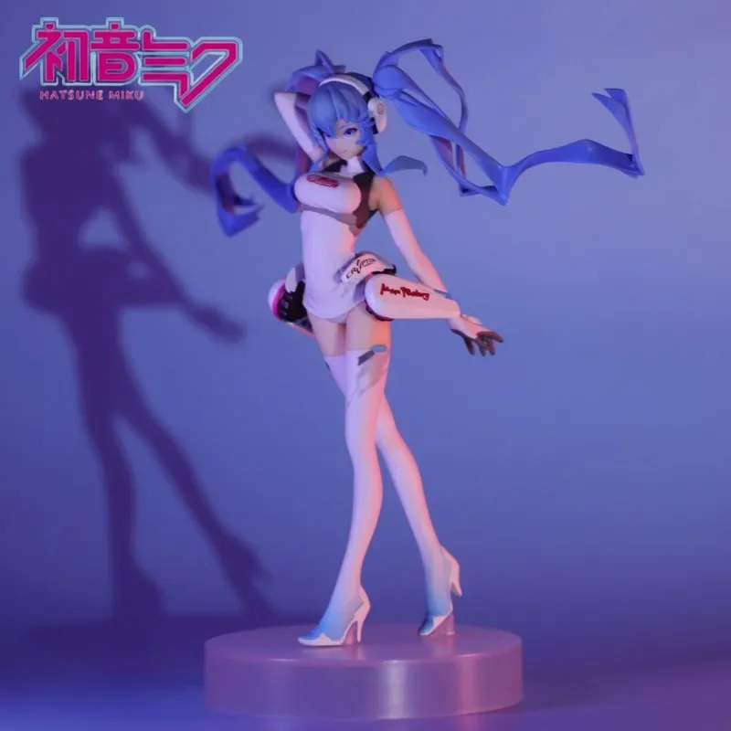 

Экшн-фигурка Мику хатсунэ, 18 см, Sq Racing Miku, игрушечная фигурка Вокалоид, гоночный автомобиль 2014, Мику вер. Коллекционные Подарочные игрушки с аниме-фигурками