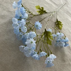 Purple Lover Grass Bouquet - Do Not Forget Me Flowers for Wedding, Party, and Country Home Decor (Light Blue)