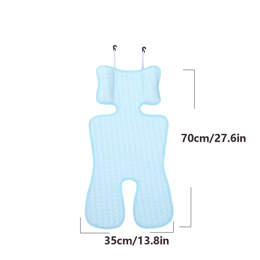 Comfortable Baby Stroller Cooling Seat Mat Soft Breathable Pram Pad Seat Liner Solid Color Baby Stroller Cushion